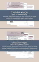 Load image into Gallery viewer, Think Celestial Lesson helps and personal study guide for General Conference 2023 October President Nelson