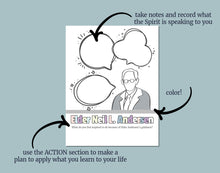 Load image into Gallery viewer, Words of the Prophets General Conference Notes Pages