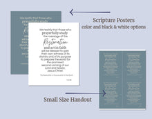 Load image into Gallery viewer, December 30-January 5, YOUTH Lesson Helps for D&C "The Restoration of the Fulness of the Gospel"