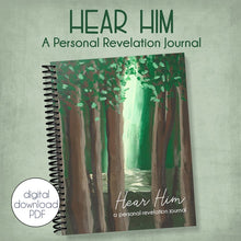 Load image into Gallery viewer, hear him a personal revelation journal digital download