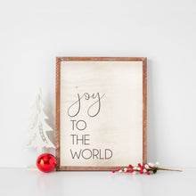 Load image into Gallery viewer, christmas printable farmhouse sign joy to the world