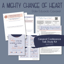 Load image into Gallery viewer, April 2022 General Conference -relief society lesson helps "A Mighty Change of Heart" by Eduardo Gavarret