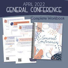 Load image into Gallery viewer, April 2022 General Conference study guide and workbook, includes all 35 general conferene talks