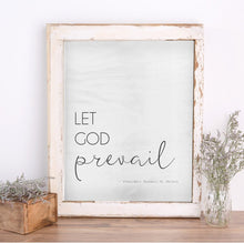 Load image into Gallery viewer, let god prevail farmhouse printable