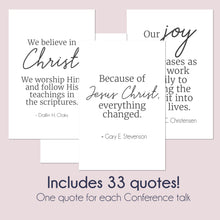 Load image into Gallery viewer, april 2023 general conference quotes