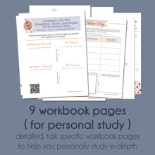 Load image into Gallery viewer, April 2022 General Conference study workbook and journal "Covenants with God" by Jean B. Bingham