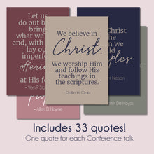 Load image into Gallery viewer, April 2023 General Conference Printable Quotes