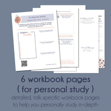 Load image into Gallery viewer, April 2022 General Conference Relief Society Lesson Helps To Heal the World" by Elder Ronald A. Rasband