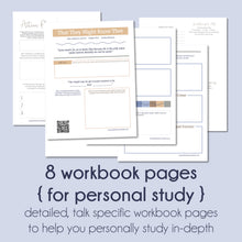 Load image into Gallery viewer, october 2022 general conference study guide for johnathan s schmitt - that they might know thee names of christ