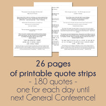 Load image into Gallery viewer, October 2022 General Conference Day by Day | Printable General Conference Quotes