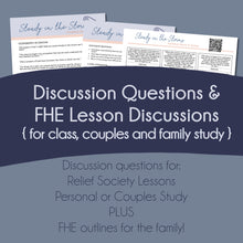 Load image into Gallery viewer, April 2022 General Conference study guide for Steady in the Storms" by President Henry B. Eyring. Relief Society Lesson Helps