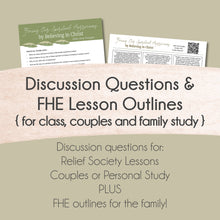 Load image into Gallery viewer, conference talk discussion questions for facing our spiritual hurricanes