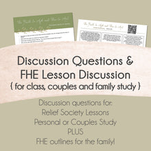 Load image into Gallery viewer, Relief Society Lesson Helps for October 2021 general conference - president eyring - faith to ask and then to act