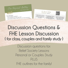 Load image into Gallery viewer, general conference lesson helps for relief society