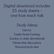 Load image into Gallery viewer, April 2022 General Conference FHE Discussion Squares