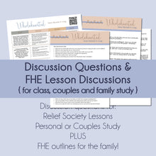 Load image into Gallery viewer, michelle d craig october 2022 lesson outline for RS lesson - wholehearted