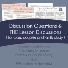 Load image into Gallery viewer, General Conference RS lesson - April 2022 Then Will I Make Weak Things Become Strong" by Kevin S. Hamilton