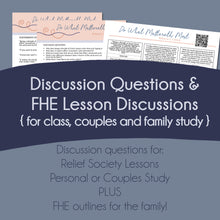 Load image into Gallery viewer, April 2022 General Conference RS Lesson Helps, FHE Lesson - Do What Mattereth Most" - Rebecca L. Craven