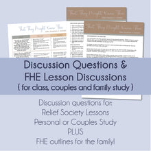 Load image into Gallery viewer, names of jesus study guide That They Might Know Thee - Jonahtan S. Schmitt - RS lesson helps for october 2022 general conference