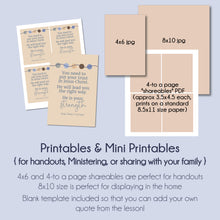 Load image into Gallery viewer, Jesus Christ is the Strength of Youth Elder Dieter F. Uchtdorf - General Conference Study Kit