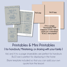 Load image into Gallery viewer, printable quotes from october 2022 general conference And They Sought to See Jesus Who He Was - James W. McConkie III