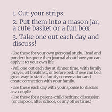 Load image into Gallery viewer, April 2023 General Conference Day by Day Quote Strips