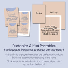 Load image into Gallery viewer, A Framework for Personal Revelation - Elder Dale G. Renlund - October 2022 General Conference Study Kit