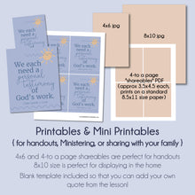 Load image into Gallery viewer, October 2022 General Conference Printable quotes Be True to God and His Work - Elder Quentin L. Cook