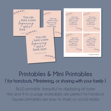 Load image into Gallery viewer, General Conference printable quotes from april 2022 elder patrick kearon - healing in his wings, more than conquerors