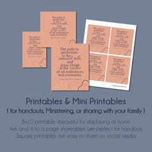 Load image into Gallery viewer, he Covenant Path: The Way to Eternal Life" by Adeyinka A. Ojediran general conference printable quote