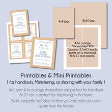 Load image into Gallery viewer, Follow Jesus Christ With Footsteps of Faith - M. Russell Ballard- October 2022 General Conference Study Kit