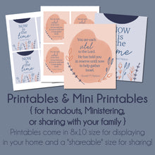 Load image into Gallery viewer, april 2022 general conference quotes - President Nelson "Preaching the Gospel of Peace" and "Now is the Time"