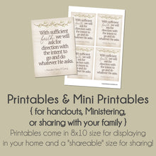 Load image into Gallery viewer, "Faith to Ask and Then to Act" | President Henry B. Eyring - Conference Study Kit