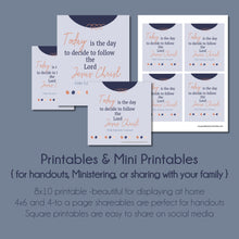 Load image into Gallery viewer, general conference printables April 2022 General Conference"A Mighty Change of Heart" by Eduardo Gavarret