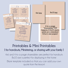 Load image into Gallery viewer, general conference printable quotes october 2022 conference Be Perfected in Him - Elder Paul V. Johnson