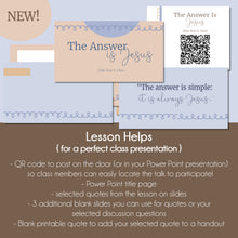 Load image into Gallery viewer, The Answer is Jesus - Ryan K. Olsen - General Conference Study Kit