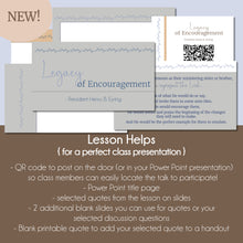 Load image into Gallery viewer, Legacy of Encouragement - Henry B. Eyring - General Conference Study Kit