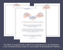 Load image into Gallery viewer, Diario de la conferencia General | Cuaderno y guía de estudio de la conferencia general | General Conference Journal Spanish Version