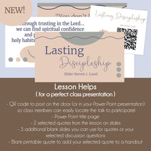 Load image into Gallery viewer, Lasting Discipleship - Steven J. Lund - October 2022 General Conference Study Kit