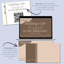 Load image into Gallery viewer, Building a Life Resistant to the Adversary - Jorge F. Zeballos - October 2022 General Conference Study Kit