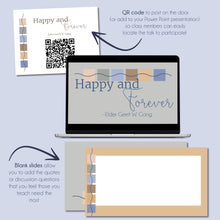 Load image into Gallery viewer, Happy and Forever - Gerrit W. Gong - October 2022 General Conference Study Kit