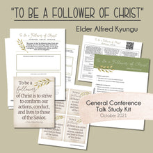 Load image into Gallery viewer, to be a follower of christ, study guide for general conference october 2021