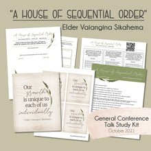 Load image into Gallery viewer, a house of sequential order vai sikahema general conference study guide