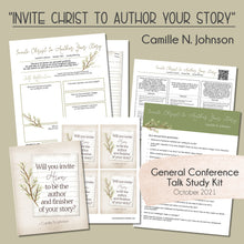 Load image into Gallery viewer, camille n johnson - invite christ to author your story - general conference study guide