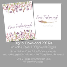 Load image into Gallery viewer, come follow me 2023 new testament study journal, study guide for young women, relief society