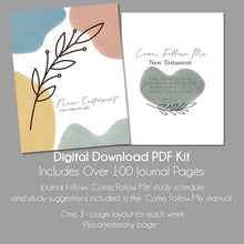 Load image into Gallery viewer, new testament come follow me study journal and workbook