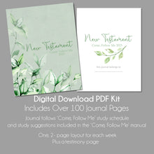 Load image into Gallery viewer, study journal and workbook for come follow me 2023 new testament
