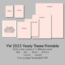 Load image into Gallery viewer, YW Posters 2023 - "I Can Do All Things Through Christ" - Farmhouse Style