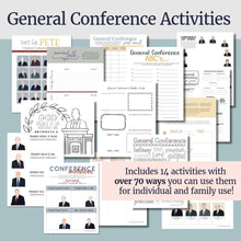 Load image into Gallery viewer, general conference activities to prepare for and apply general conference
