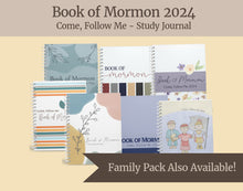 Load image into Gallery viewer, Book of Mormon 2024, Come Follow Me Study Journal - Bright Flowers
